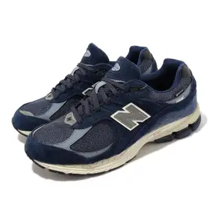 【NEW BALANCE】休閒鞋 2002RX 男鞋 女鞋 GTX 防水 海軍藍 麂皮 反光 緩震 復古 NB(M2002RXF-D)