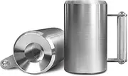 Heavy Mug, 22LB Heavy Stainless Steel Mug, Sturdy Weightlifting Plate Design, Suitable For Gym Training And Home Workout Prank Gift, Workout, and Coffee Enthusiast