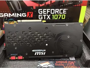 電腦零件MSI微星GTX 1070 GAMING X 8G紅龍版獨立電腦游戲顯卡1070Ti 1080筆電配件