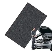 Garage Rugs for Floor - Waterproof Floor Mat Felt Oil Spill Garage Rugs,Anti-Slip Reusable Maintenance Pad Washable Flooring Carpet for Under Car & Doormat