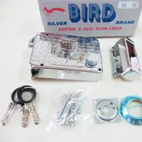 在飛比找PChome24h購物優惠-LI006 BIRD 分離式三段鎖 單開 電白 三段鎖 同號