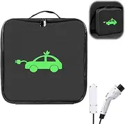 Zephyra Charging Cable Bag Electric Car - Waterproof Storage Bag for Type 1 & Type 2 Cable - Non-Slip EV Cable Bag - Organiser for Boot & Accessories - Oxford Fabric