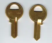 Master Lock M1 Blank Brass Padlock Key Blank X2