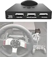 Obokidlyamor Adapter; Thrustmaster/Logitech/Fanatec Steering Wheel Converter; PS4 Slim/Pro to Xbox ONE/X/S; Supports G25/G27/G29/G920