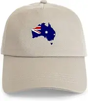 [CafePress] Australia Flag Map Cap Adjustable Baseball Cap
