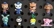 8 x OCTONAUTS CROC JIBBITZ SHOE CHARM PARTY FAVOR CAKE DECORATION