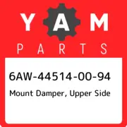 6AW-44514-00-94 Yamaha Mount damper, upper side 6AW445140094, New Genuine OEM Pa