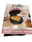 Nostalgia MyMini Pink Heart Shape Waffle Maker Valentine's Day Gift Idea Campers