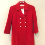 專櫃JESSICA RED 紅色羊毛大衣