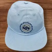 Quiksilver Hat Strap Back Arvo Kickback Ashley Blue Patch Logo OSFM Cap NWT