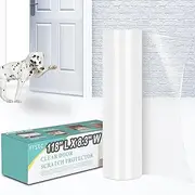 FTSTC Upgraded Door Scratch Protector, Door Protector from Dog Scratching, Heavy Duty Shield for Dog & Cat Scratching, Vinyl Anti Claw Guard for Door Furniture (Door Scratch Protector)