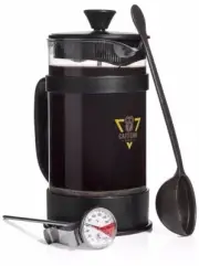 Caffeine Spree – IncrediBrew French Press Coffee, Tea & Espresso Maker Kit With: