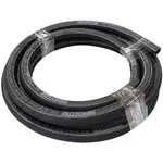 Aeroflow Black Push Lock Hose -8 1/2" 15M Rubber 12.7mm Id 19.5mm Od - AF500-08-15MBLK