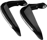 Qkbuza Snowmobile Hand Guards, 2X Handlebar Protector with LED Light, Upgrade Accessories, High Strength Crash Protector for Any Weather