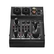 3-Channel Sound Mixing Console Digital Audio Mixer for Recording au K2D8