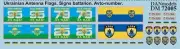 DANmodels DM 72005 - ATO-2014-15 - Flags on the ukrainian forces vechicles 1/72