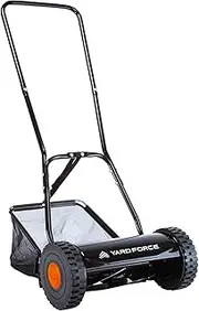 Yard Force Hand Push Lawn Mower, 30 cm Cutting Width