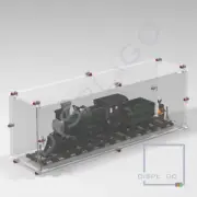 Display Case for LEGO® #79111 Lone Ranger Constitution Train