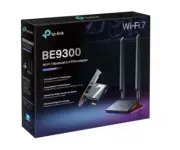 TP-Link Archer TBE550E BE9300 Wi-Fi 7 Bluetooth 5.4 PCIe Adapter, 6GHz@5760 Mbps
