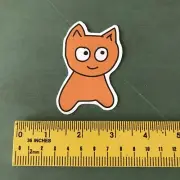 meow skateboard Sticker