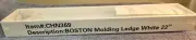 Wallniture Boston Picture Ledge Floating Shelf - 22” Length - White