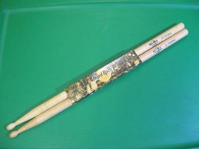 Hard Rock Cafe HRC 16" Matching Natural Wood Drum Sticks / St. Thomas Caribbean