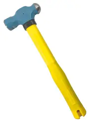 Mumme 7HBPNFRHY0.675 - Ball Pein Hammer - 675g Normalised Pinned Head - Yellow Fiberglass Handle
