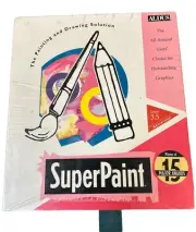 Aldus SuperPaint Version 3.5 for Apple Macintosh 1992 Vintage New Sealed Big Box