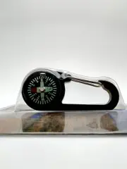 SE Carabiner Compass with Thermometer (pack of 2)