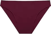 [Generic] Underwear for Teen Girls 16-18 - String Sexy Underwear Back Hollow Out String Briefs Silk Long Underwear Women Plus Size - Underwear Organics Ribbed Bikini Brief, Blind Blossom (1 Pack)