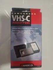 Ambico V-0730 Manual Camcorder VHS-C to VHS Cassette Adapter NIB