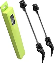 Front and Rear Skewers, Bicycle Quick Release Skewers - Quick Release Skewer Bolt Lever Set,Heavy Duty Aluminum Alloy Replacement for Bike