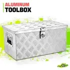20''L Silver Aluminum Pickup Truck Bed Tool Box w/ Fixed Side Handle + Keys