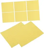 TOVINANNA Curling Iron Adhesive Sticker 8 Pack Perm Iron Insulation Patch High Temp Sticker for Safe Styling