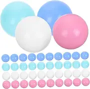 FELTECHELECTR 200pcs Colorful Rounded Plastic Balls for Boy Girl Safe Versatile Playroom Toys for Indoor Outdoor Ball Pits Family Skill Development