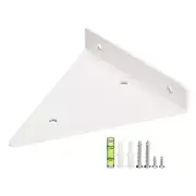 Floating Shelf Bracket 5Inch Metal Triangle Shelf Bracket for Shelves, White