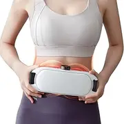 Heat Cold Massage Belt, Portable Ab Machine Instant Heat, 3 in 1Abdominal Belt for Arms, Legs, Back, Abdominal, Electric Heating Pad