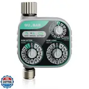QUOBAS 3-Dial Analog Water Timer, Mechnical Control Automatic Sprinkler Timer