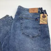 Buffalo David Bitton Authentic Relaxed Straight Driven Jeans Size 38 x 30 NWT