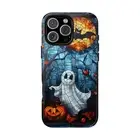 Halloween Ghost Bat Pumpkin Glass - Phone Cover Case for iPhone | Galaxy | Pixel