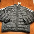 NWT Adidas Essentials Down Fill Polyester Black Jacket GH4589 XL NCSU Wolfpack