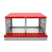 TOPET Metal Chicken Hen Nesting Box Inside Outside Roll Away Lay Egg Hutch Coop Roof Perch