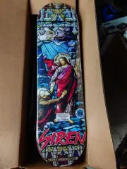 Siren Skateboards "Stained Glass Peter" Deck 8.0"