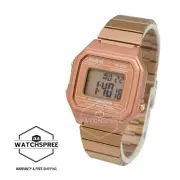 Casio Standard Digital Rose Gold Ion Plated Stainless Steel Band Watch B650WC-5A