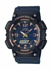 Casio AQS810W-2A3V, Digital/Analog Combo, Solar Powered, 5 Alarms, Resin Band