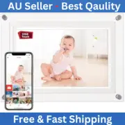 WiFi Digital Photo Frame, Acrylic Clear 32GB Electronic Digital Picture Frame