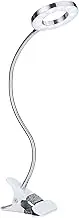 LED Clip Desk Lamp, 360° Adjustable Gooseneck Eye Caring Small Light for Makeup, Reading, Bed Headboard, Night Reading, Eyebrow