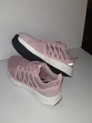 Reebok Fusion Flexweave Comp Toe Work Shoes Womens 10W Pink Mesh Lace Up Mid Top