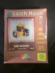 Latch Hook Kit ABC BLOCKS Size 12/12