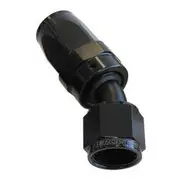 Aeroflow 100 Series Swivel Taper 30° Hose End -20AN, AF117-20BLK
